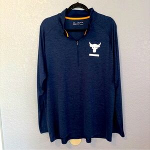 Under Armour The Rock Project Heatgear Loose Fit Pull over 1/4” zip front XXL